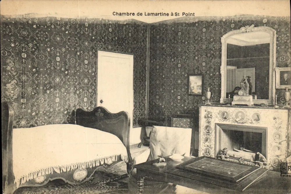 Quarto de Lamartine em St Point — editor H. R. MAC - Frente