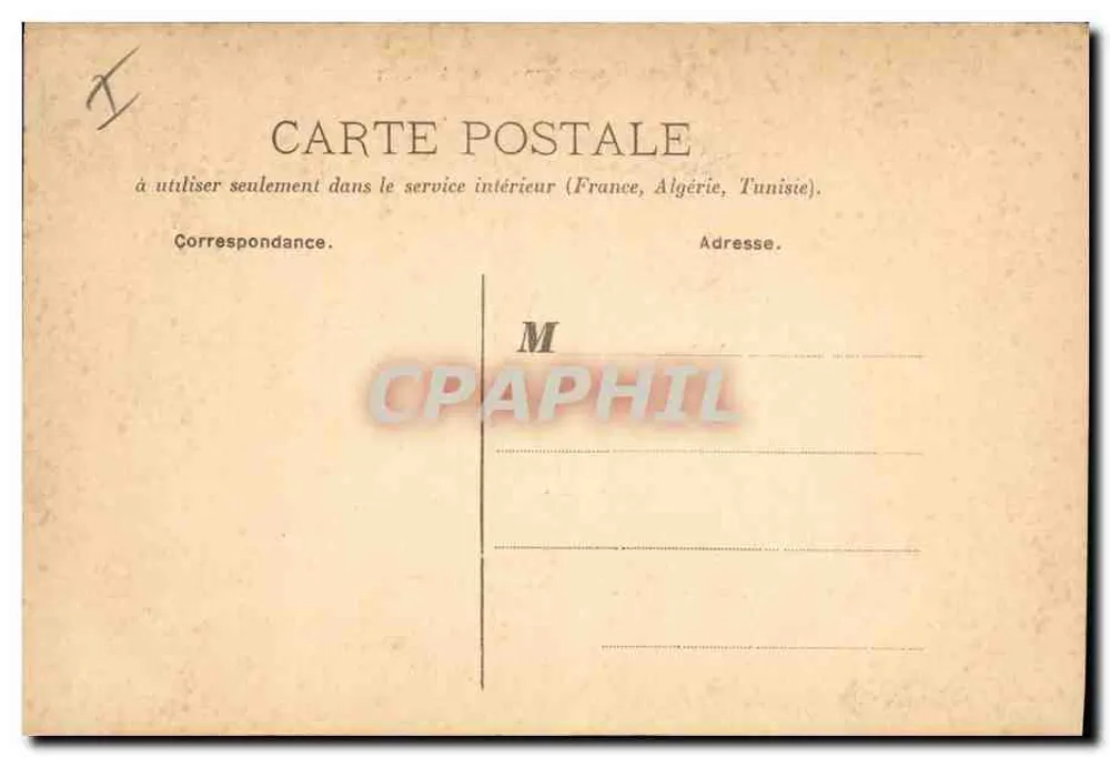 Quarto de Lamartine em St Point — editor H. R. MAC - Verso