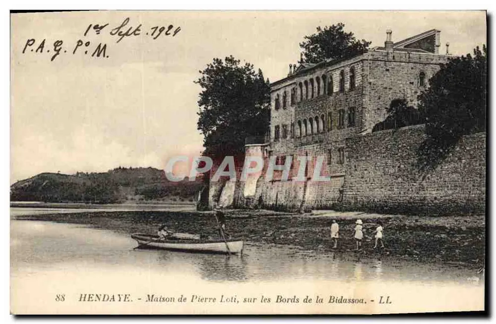Hendaye - Maison de Pierre Loti, sur les Bords de la Bidassoa - LL - Vorderseite