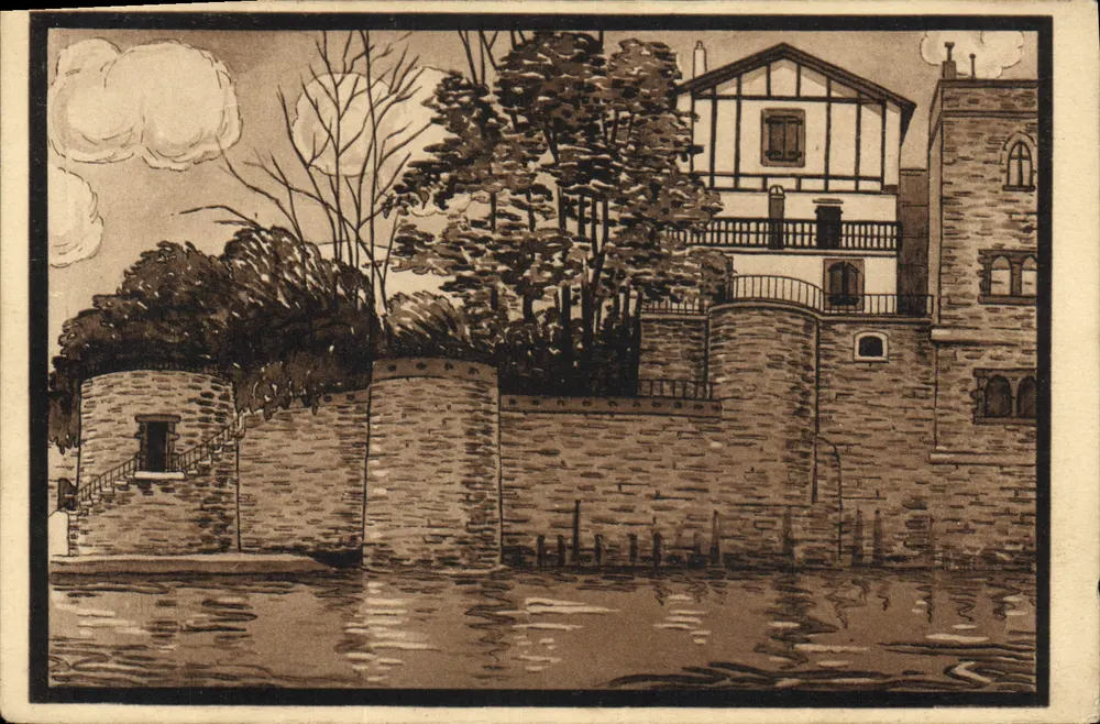 Bakharechera — Das Haus von Pierre Loi in Hendove — von Jacques Le Tanneur - Vorderseite