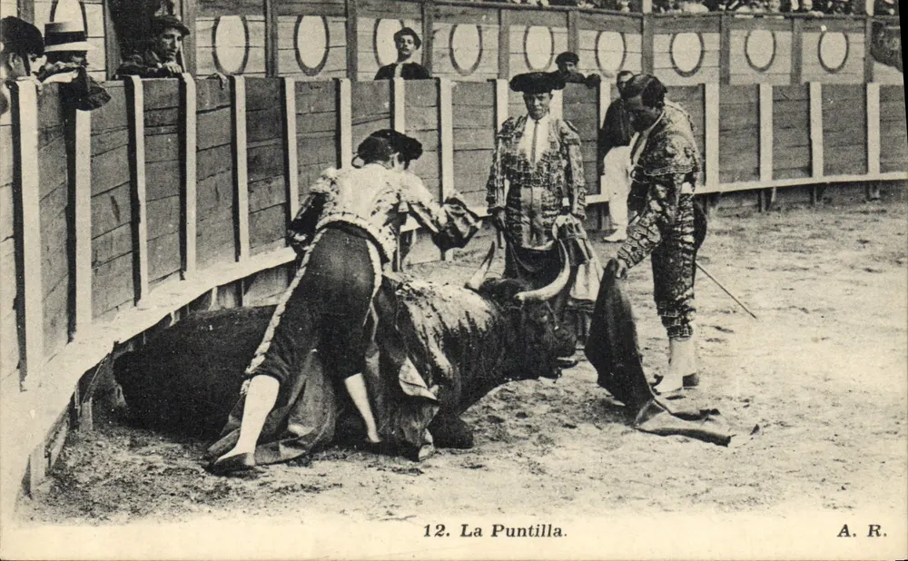 La Puntilla — toernooi van de stier — A. R. n° 12 - Voorkant