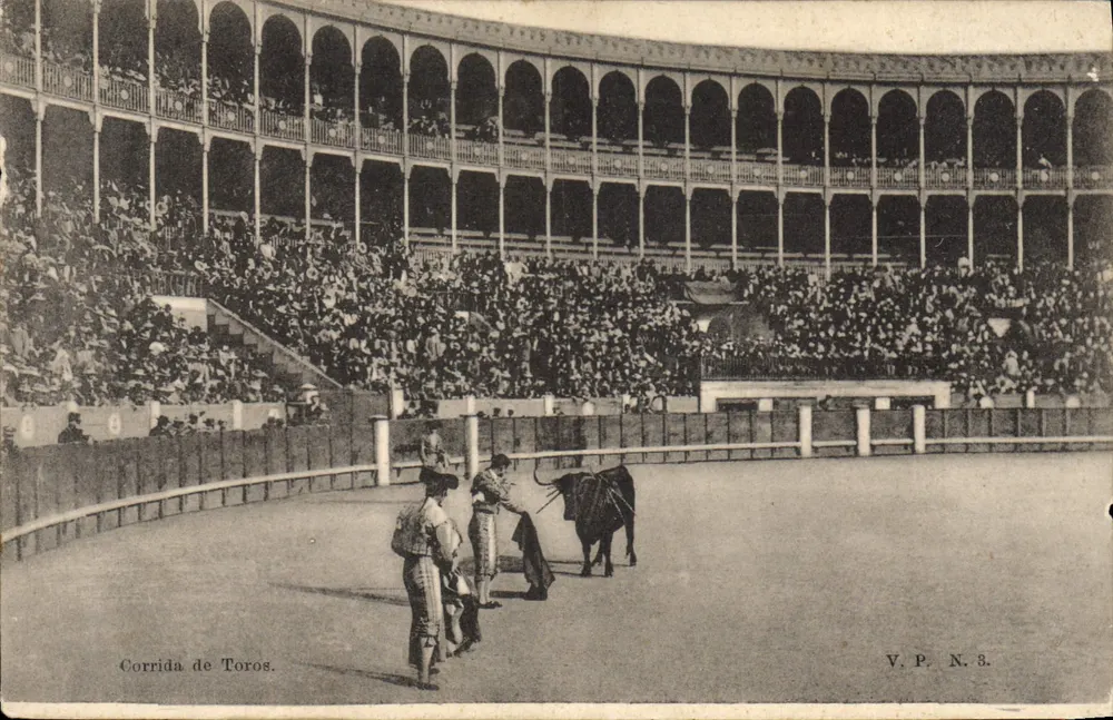 Corrida de touros — V.P. N.3 — V.P. N.3 - Frente