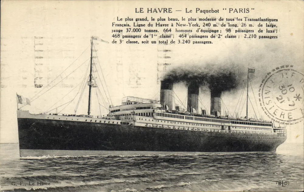 레 Havre — "Paris" 호선 — G. F., Le Havre - 앞면