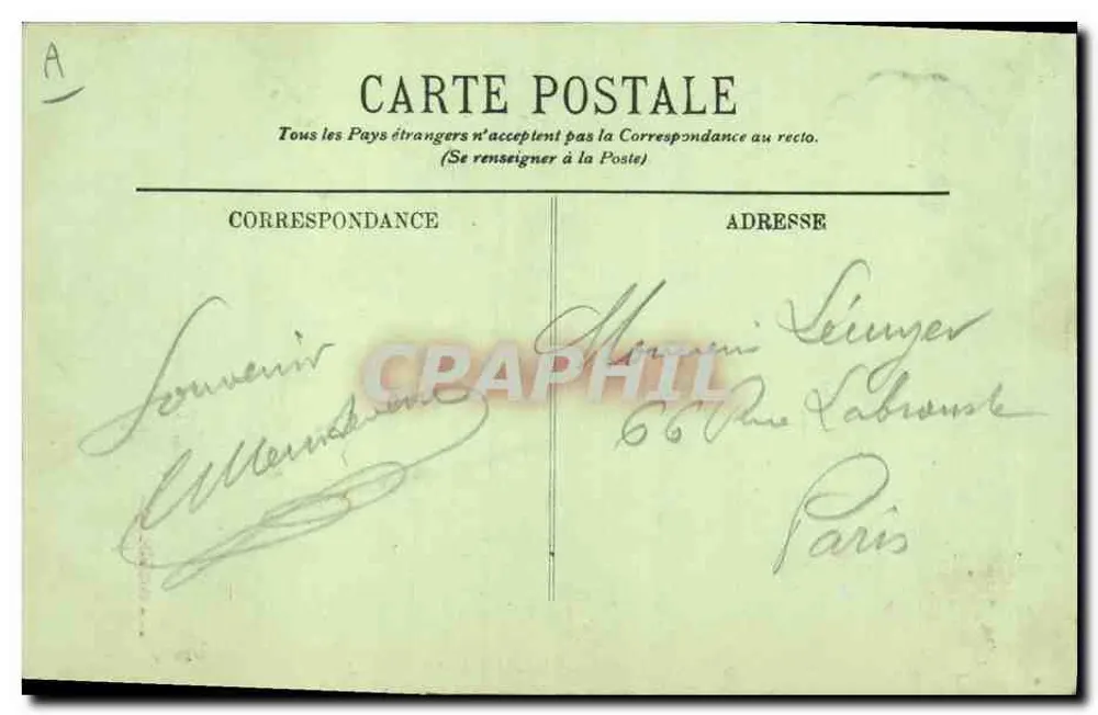 Le Havre — Abfahrt der "La Provence" von der C.G.T. — LL. — n°663 - Rückseite