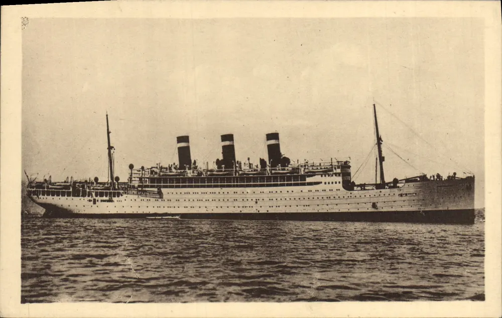 Côte d'Azur — Kreuzfahrt — Französische Dampfschifffahrts-Gesellschaft Cie Cyp. Fabre s/s Providence - Vorderseite
