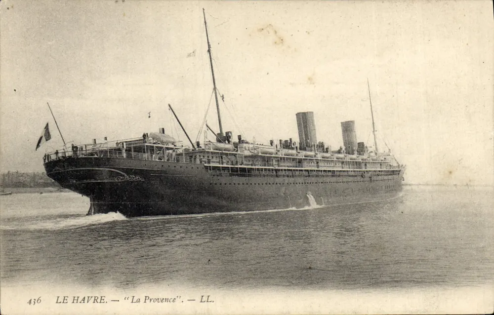 Le Havre — Das Dampfschiff 'La Provence' — LL. n°436 - Vorderseite