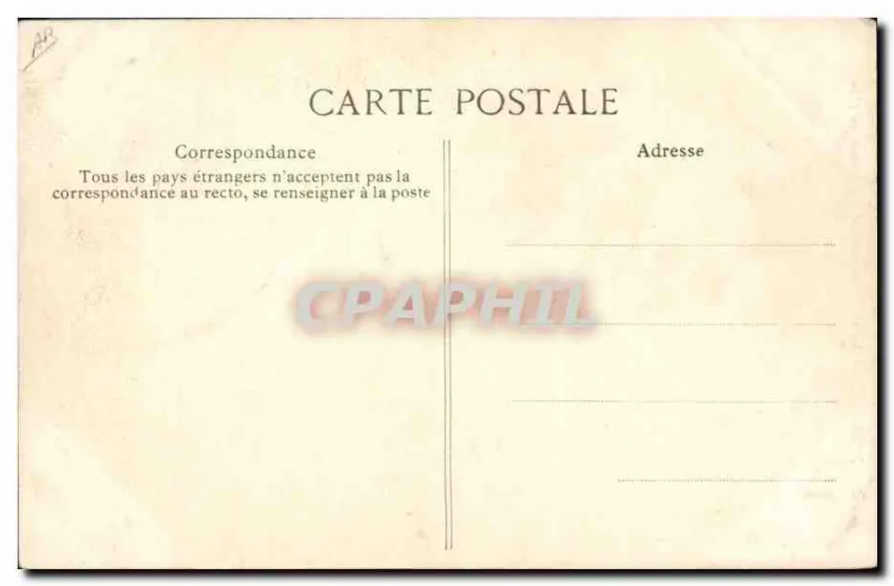 Morlaix — Die alte Wasserträgerin, die ihre Pfeife raucht — Verlag ELD, Nr. 428 - Rückseite