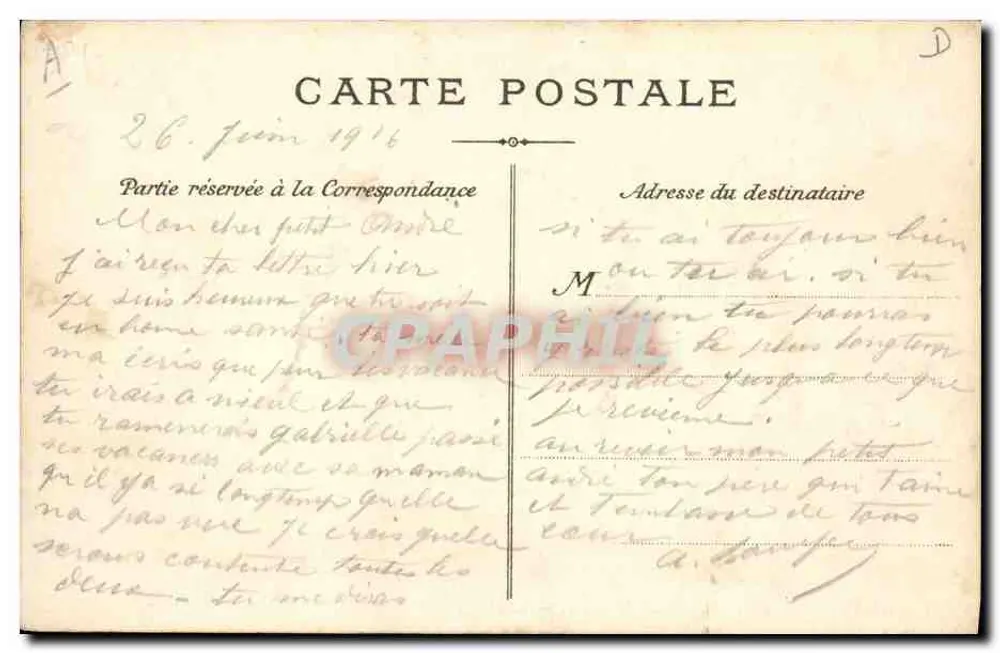 Chantilly — Promenade de la Meute. — LL. - Rückseite