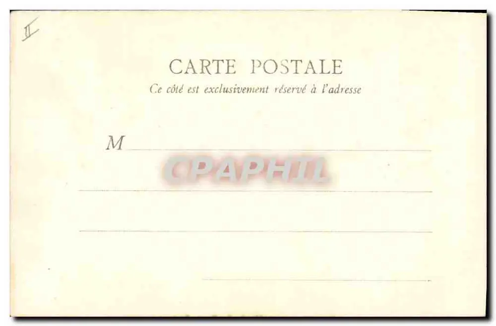 PARIS — Estátua de Lamartine — B.F. Paris, n° 161 - Verso