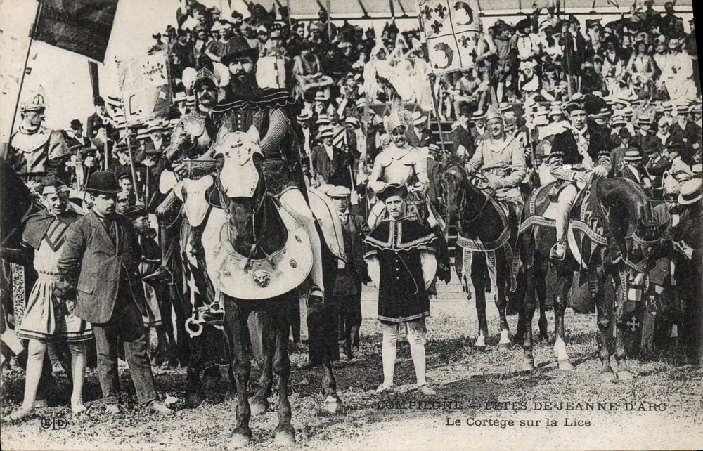 Compiegne — Prozession der Jeanne d'Arc — Verlag E.P. - Vorderseite