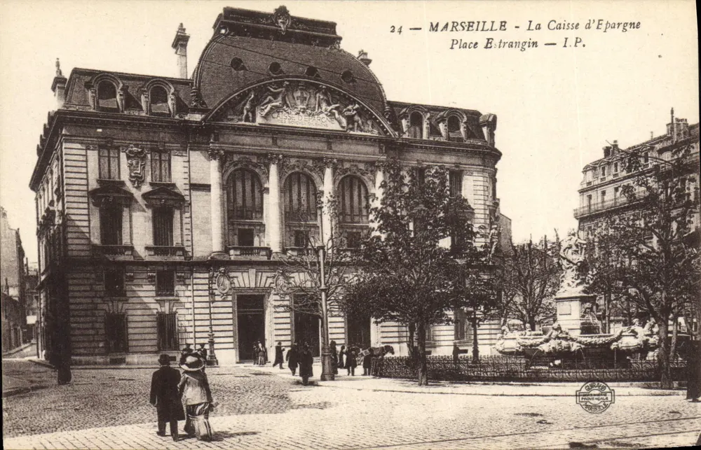 Marseille - Die Sparkasse, Place Estrangin — I.P. — n°24 - Vorderseite