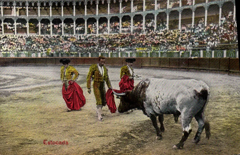 Estocada — espetáculo de touro — n° 49045 - Frente