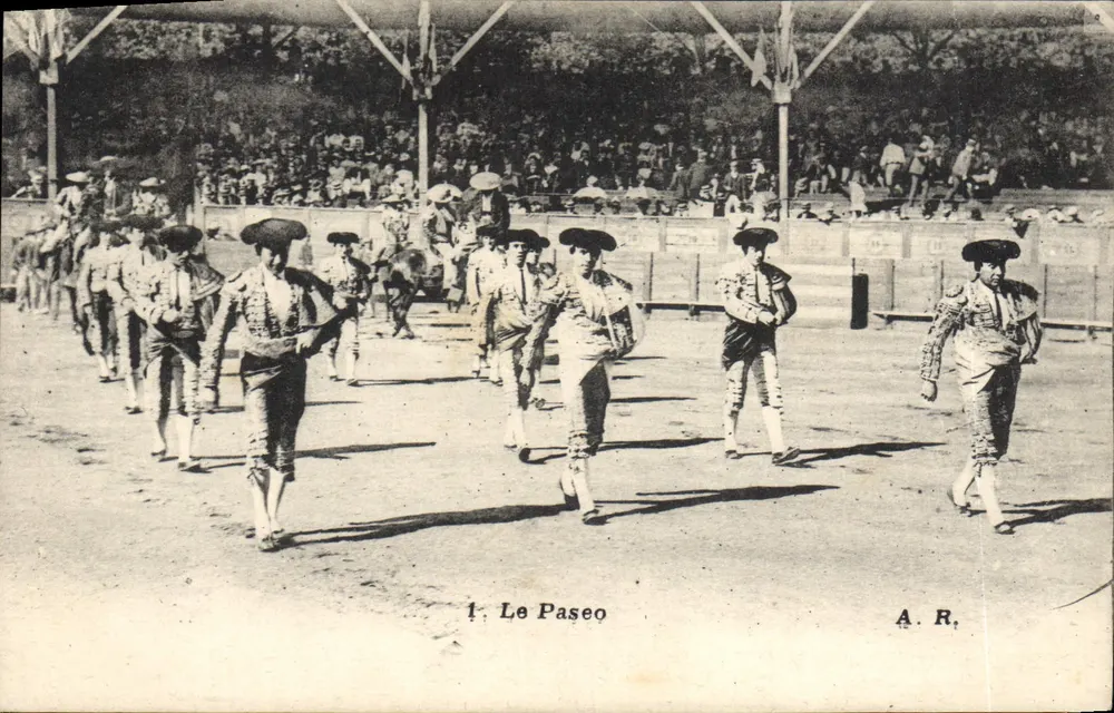 Le Paseo — espetáculo de touros — A.R. n°1 - Frente