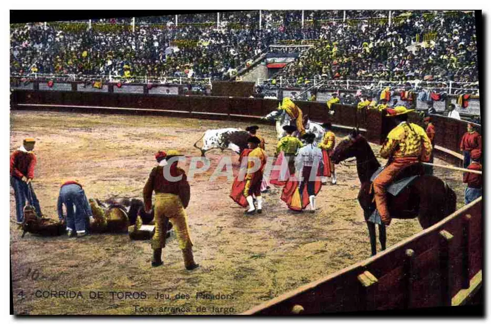 Corrida de touros — Jogo dos Picadores — edição não identificada - Frente