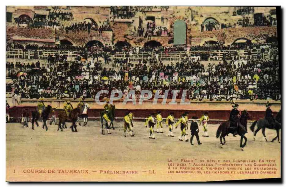 Corrida de touros — Préliminar — LL - Frente