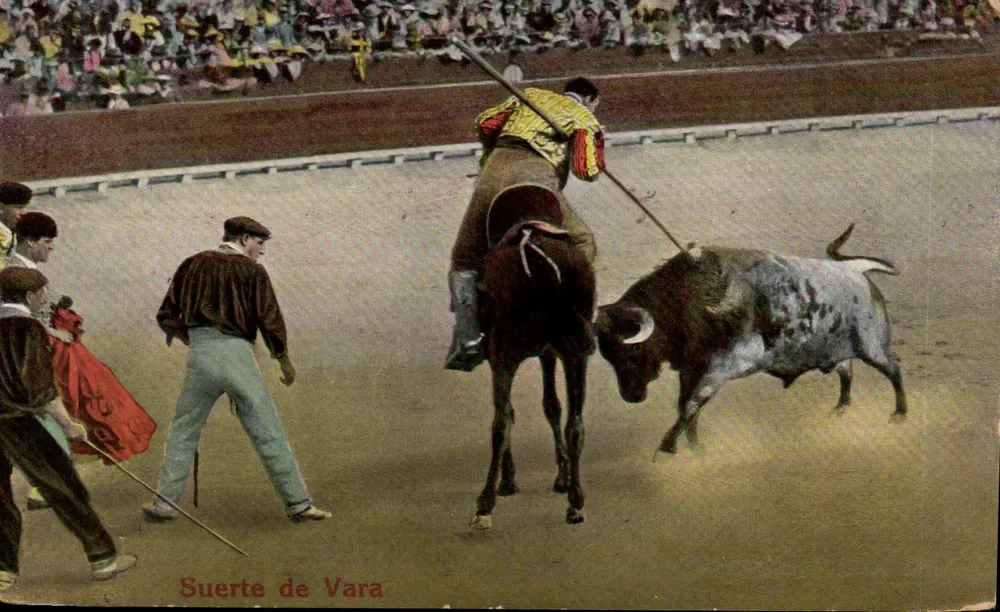 Suerte de Vara — espectáculo de tauromaquia — n°2414 - Frente