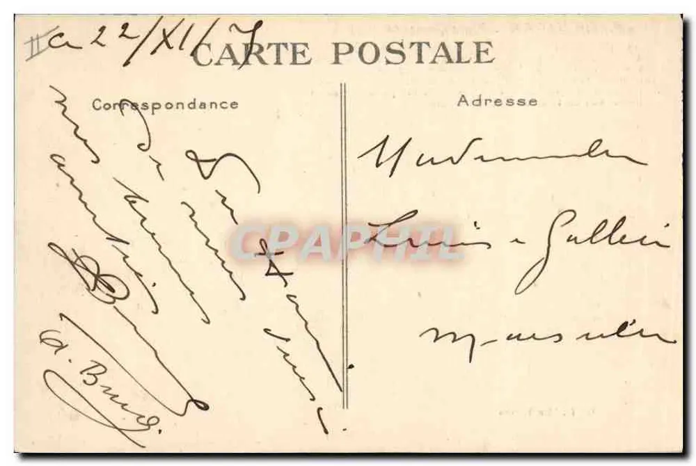 Le Havre — O Navio de Passageiros "PARIS" — G. M. Le Havre, n° 606 - Verso