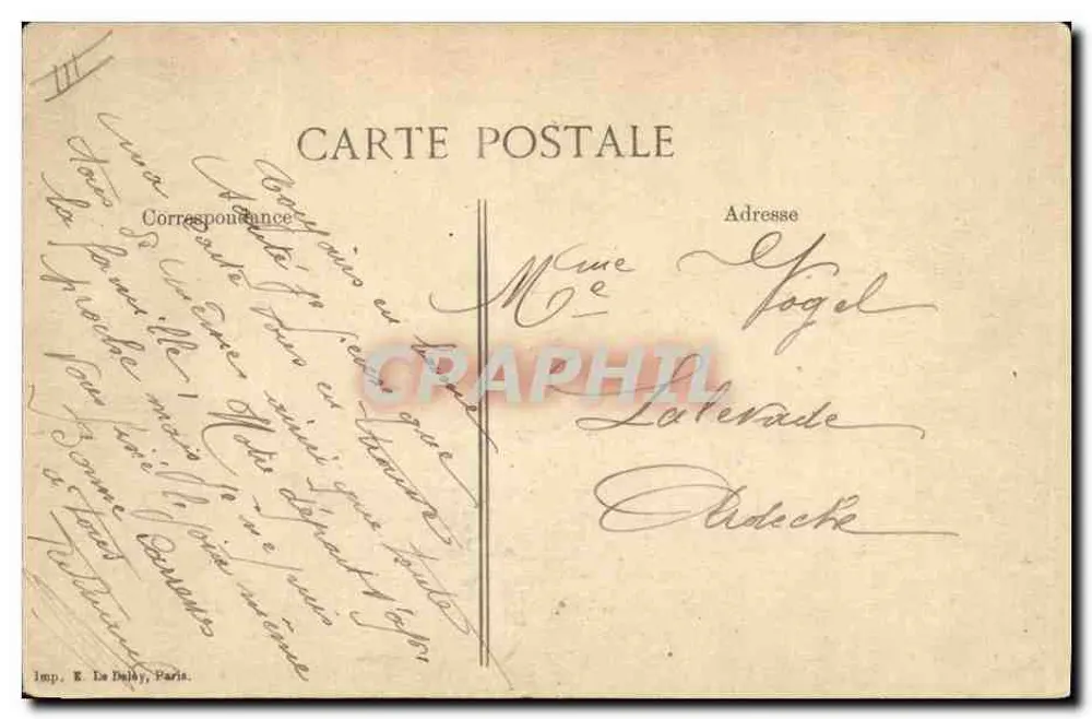 Der Transatlantiker LA PROVENCE — Verlag E. Dailey, Paris - Rückseite