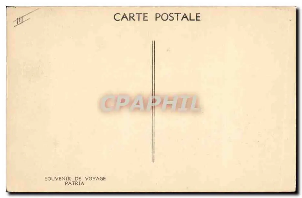 Côte d'Azur — Porto de Nice — Souvenir de voyage Patria - Verso