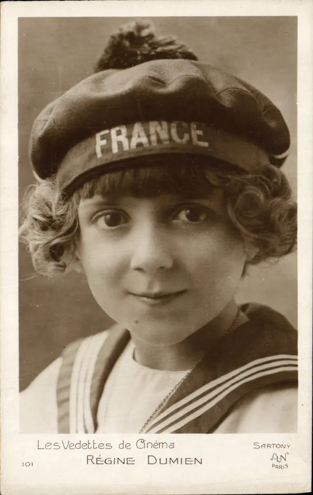 Régine Dumien — Die Filmstars — Sartony, n°101 - Vorderseite
