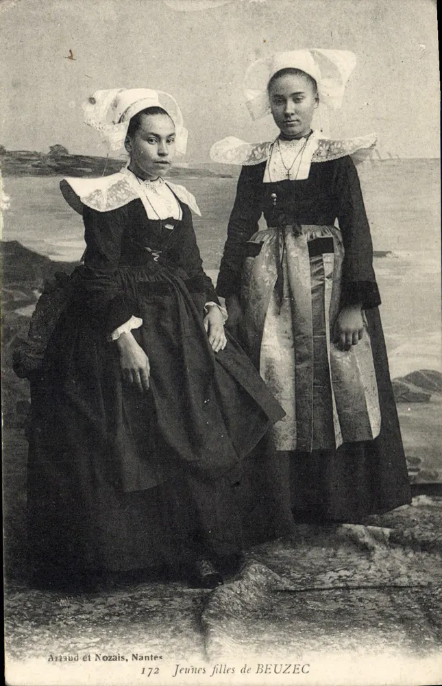 Jovens moças de BEUZEC — Artaud e Nozais, Nantes — n° 172 - Frente