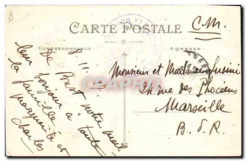 Jovens moças de BEUZEC — Artaud e Nozais, Nantes — n° 172 - Verso