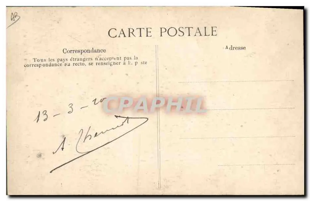 Bretone Kleidung — Umgebung von Roscoff — Mädchen im Festkleid — Verlag ELD, Nr. 245 - Rückseite