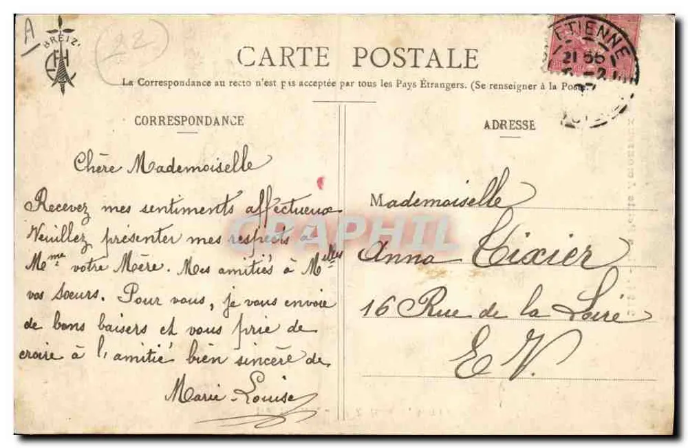 Os Pequenos Amantes — Bretanha, St-Hamond — Col. E. Hamonite, St-Brieuc - Verso