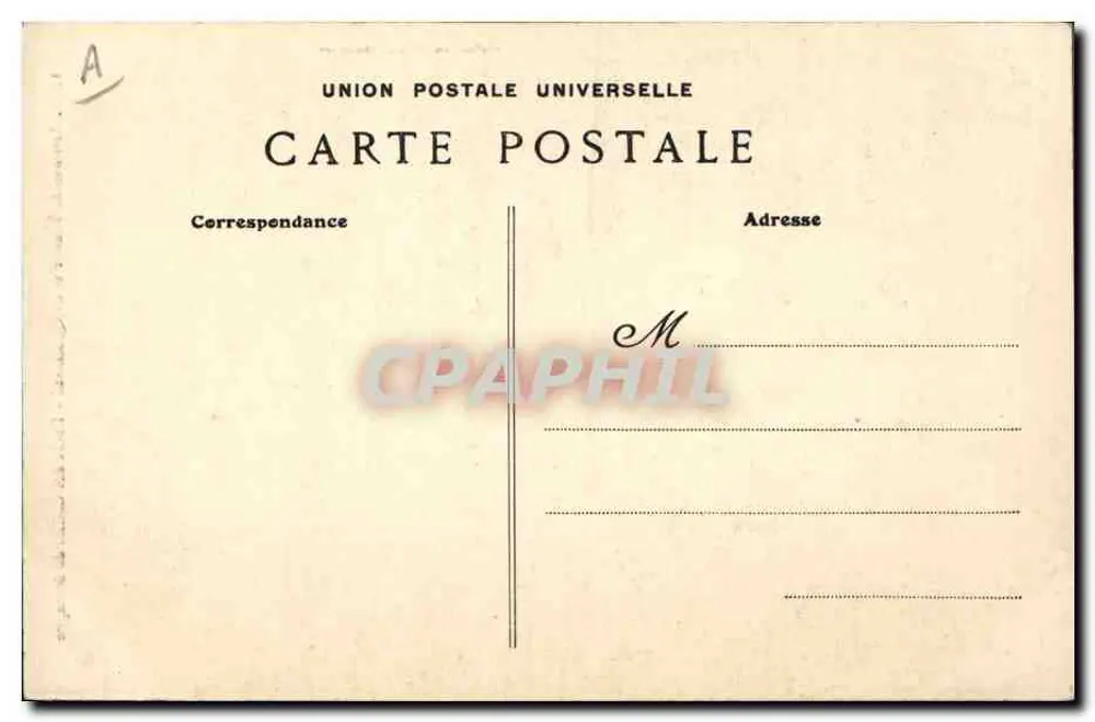 Artesã do Faouët e de Quimperlé — Estudo das Calças de Bretanha — Coleção Villard, Quimper - Verso
