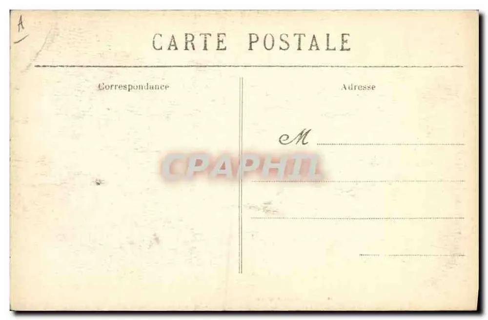 Jovem Menina de Pont-L'Abbé — Estudo das Coiffes da Bretanha — Coleção Villard Quimper, n°1348 - Verso