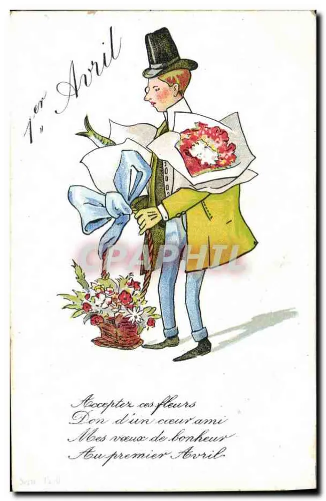 1. April — Fischtag — Sègre Tavill - Vorderseite