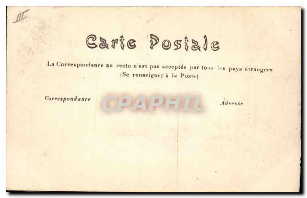 Exposition de Blanc — Werbung für die Jacu-Brücken-Gesellschaft — Zeichnung von C.H.R. Depôs - Rückseite