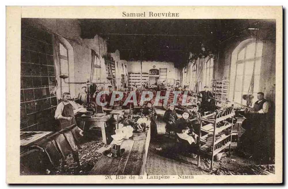 Atelier von Samuel Rouvière — Rue de la Lampèze, Nîmes — Verlag: Samuel Rouvière - Vorderseite