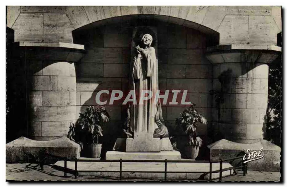Estátua de Joana d'Arc — Rouen — Editor Estel, n° 1011 - Frente