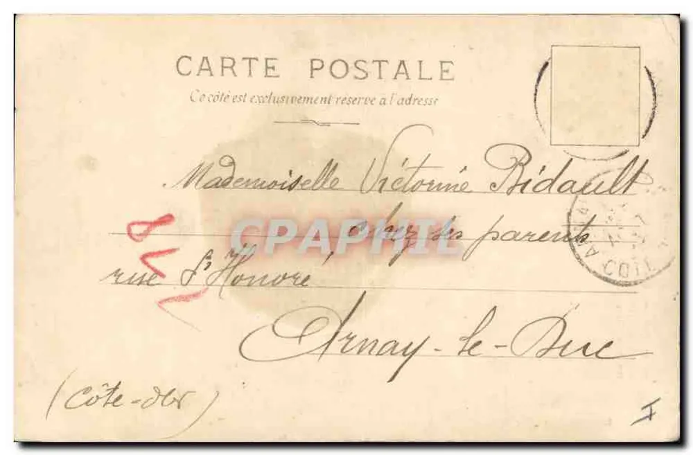 Jeanne d'Arc — Martyrium in Compiegne — S.I.P. n° 162/10 - Rückseite