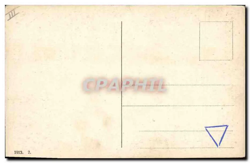 アンティーク絵葉書 コルダのトーティスの試合 チャンド・ア・ラ・ピカ - 裏面