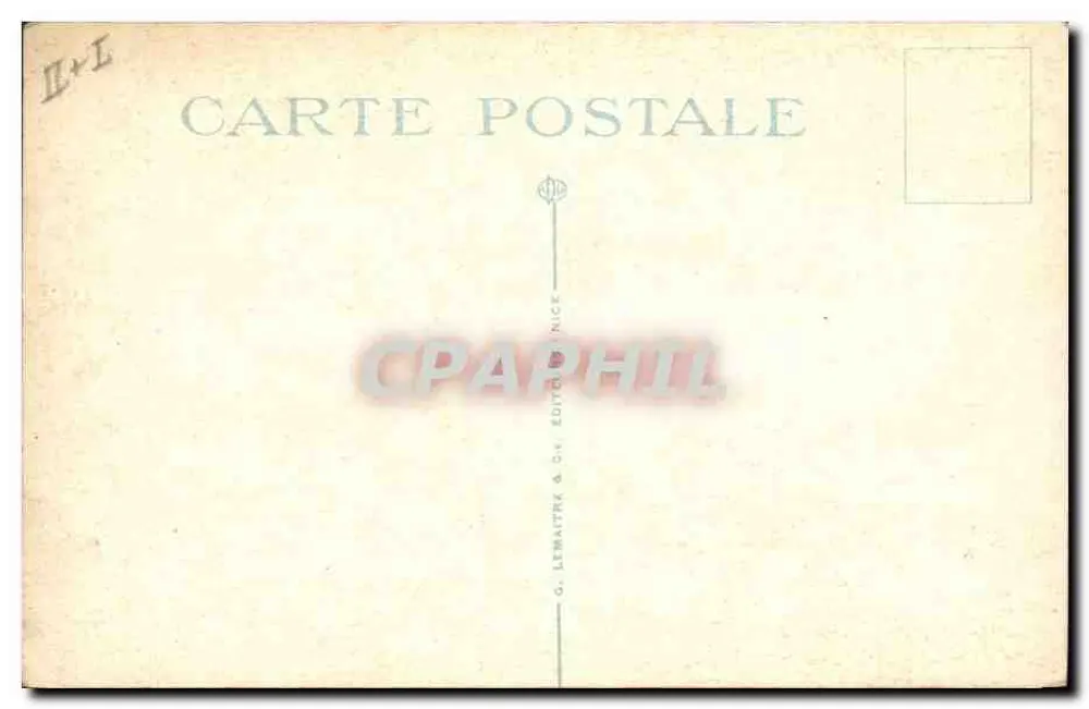 Korrida — Aufruf zu den Banderillen — G. Lemaître & Cie, Verleger, Nizza - Rückseite