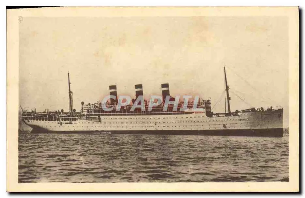 Dampfschiff — Französische Dampfschifffahrts-Gesellschaft Cyp. Fabre s/s Providence — Verleger Cyp. Fabre - Vorderseite