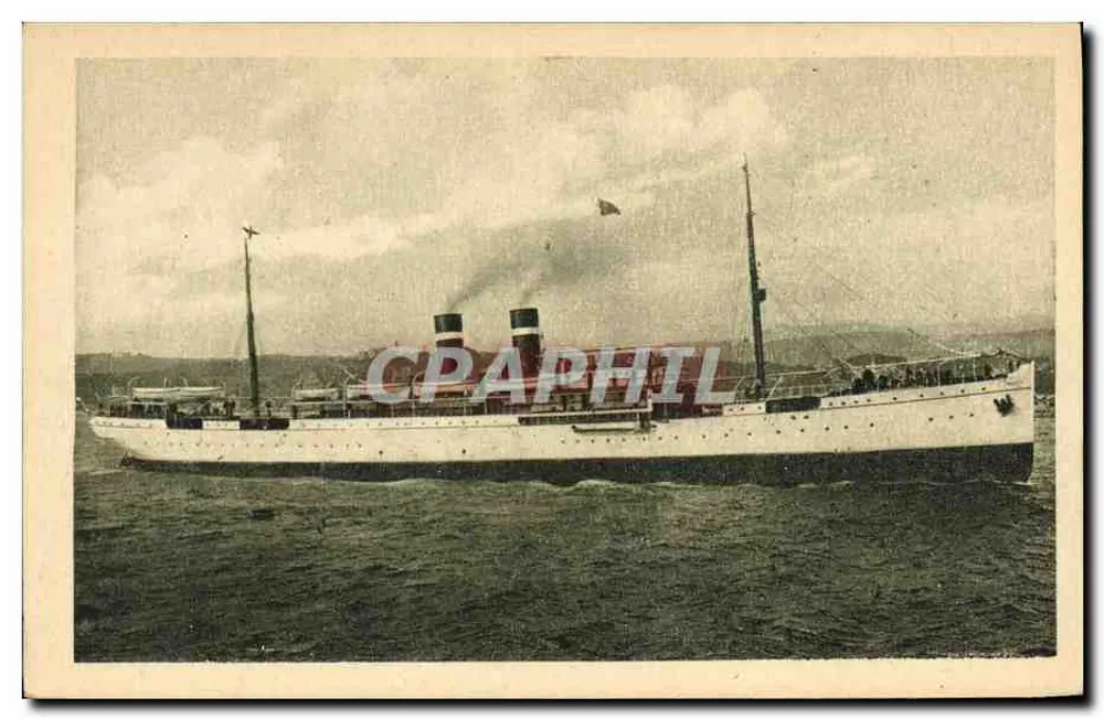 S.S. « ROMA » — navio da linha Fabre — editor Fabre Line - Frente