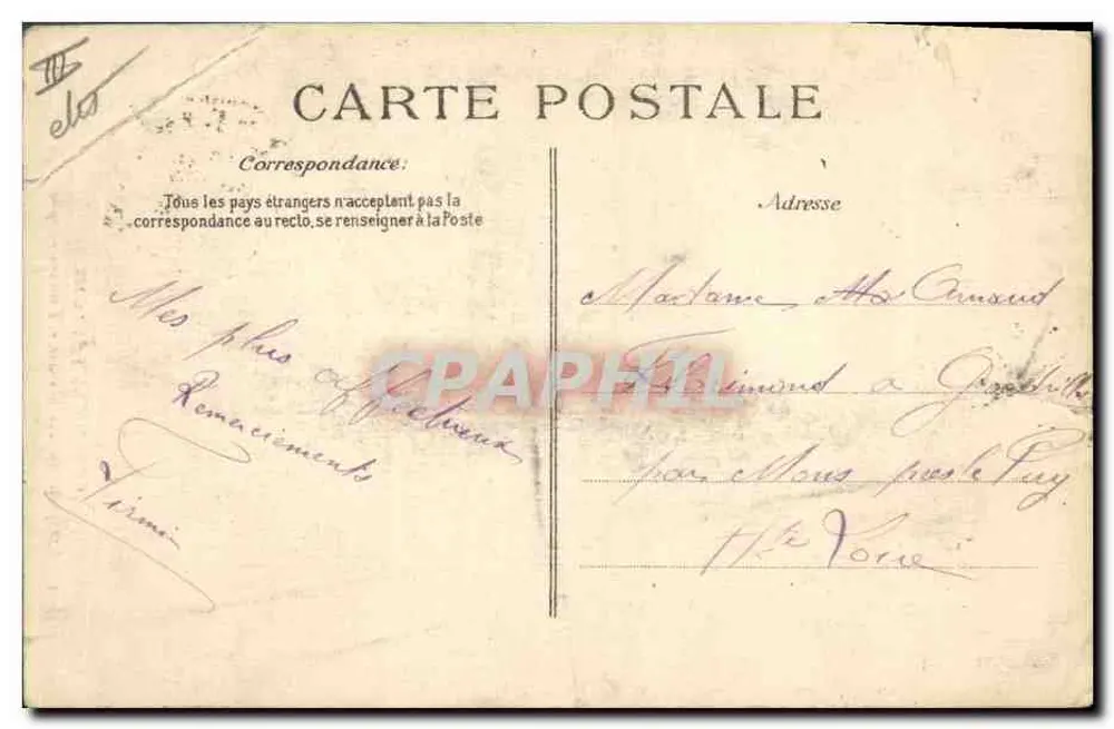 Les petits fiancés bretons — Tendres supplications — Éditeur E.P.D. n°614 - Rückseite