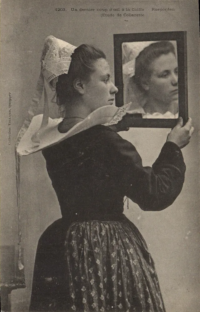 Frau mit Hut — Studie von Collerette — Roesporden - Vorderseite