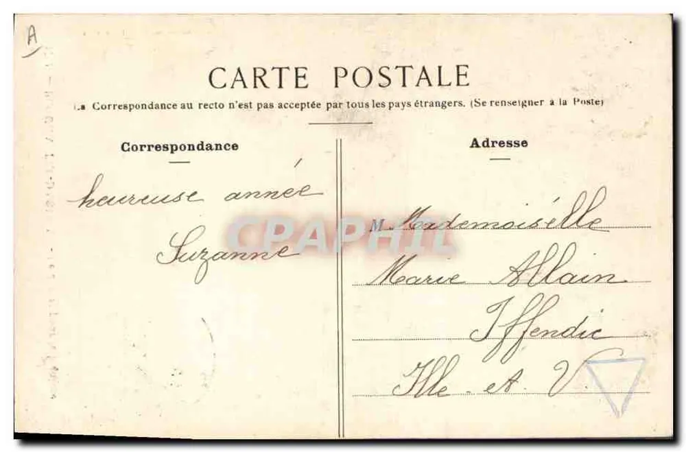 PLOUGASTEL-DAOULAS — Der Abmarsch zur Taufe — Sammlung Villard, Quimper - Rückseite