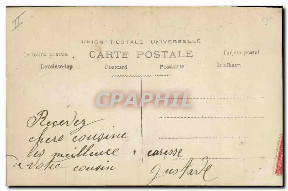 Neuverheiratetes Paar — Blumendekoration — Verlag E.D.L. Nr. 762 - Rückseite