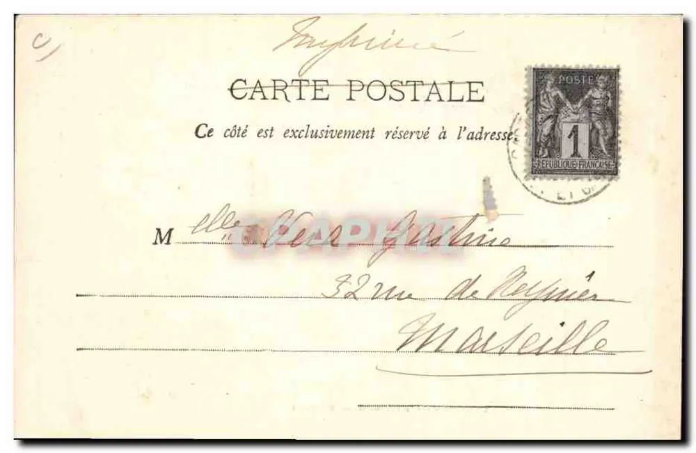Hütte der Bretonischen Schuhmacher — A. WARBON, St-Rémy-en-Belgique — n° 296 - Rückseite