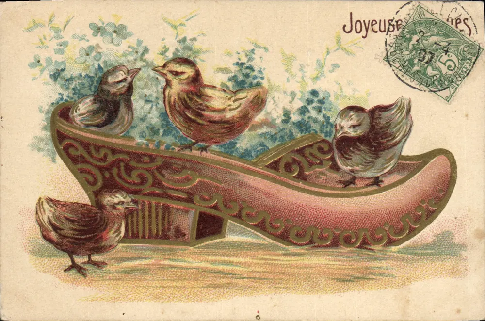 Küken in einem Schuh — Joyeuse — J.C. PARIS - Vorderseite