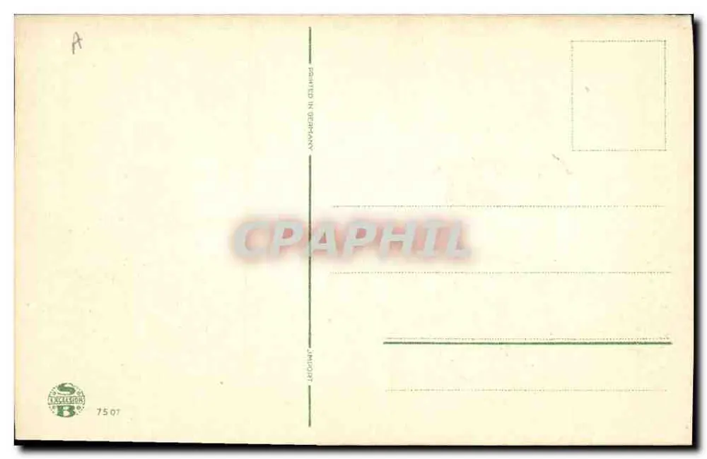 Kinder, die auf einem blühenden Hügel rennen — Verlag S. Collection, n° 75 07 - Rückseite