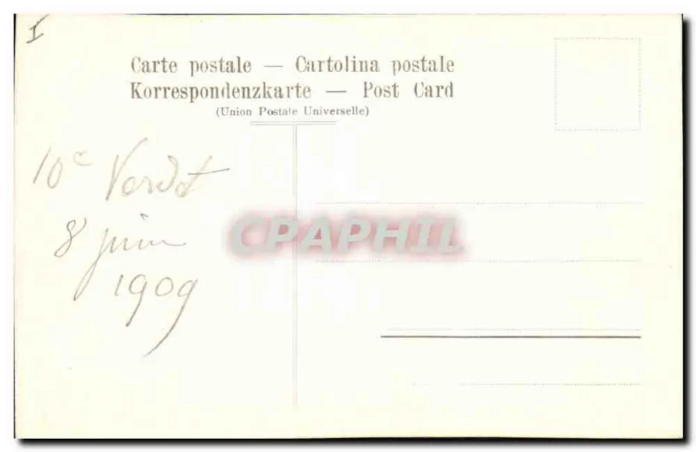 Santa Joana d'Arc — B. Joana d'Arc — edição não identificada - Verso