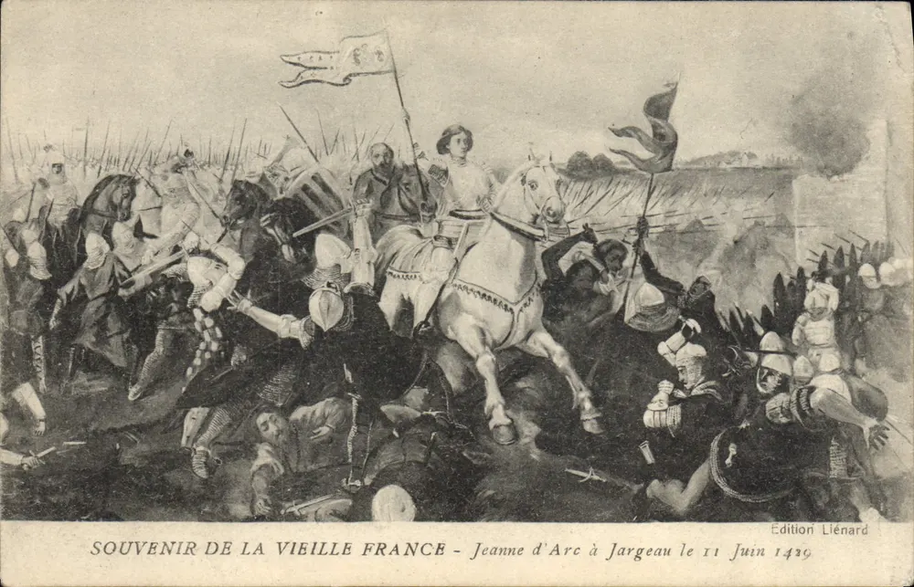Jeanne d'Arc in Jargeau am 11. Juni 1430 — Edition Liénard - Vorderseite