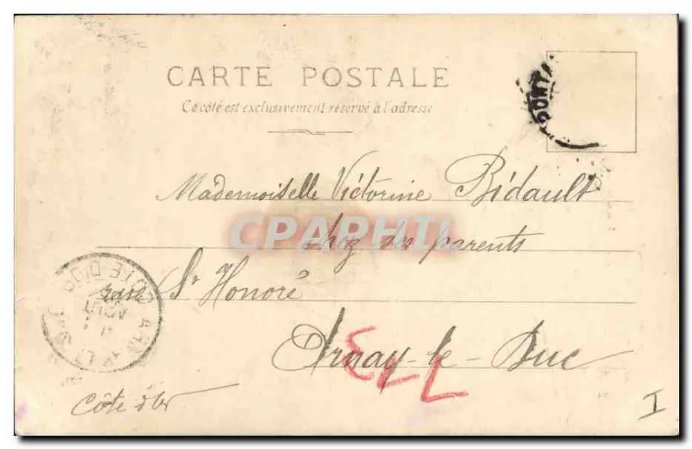 Joana d'Arc — visão em Chinon — H. Manuel, n° 162/5 - Verso