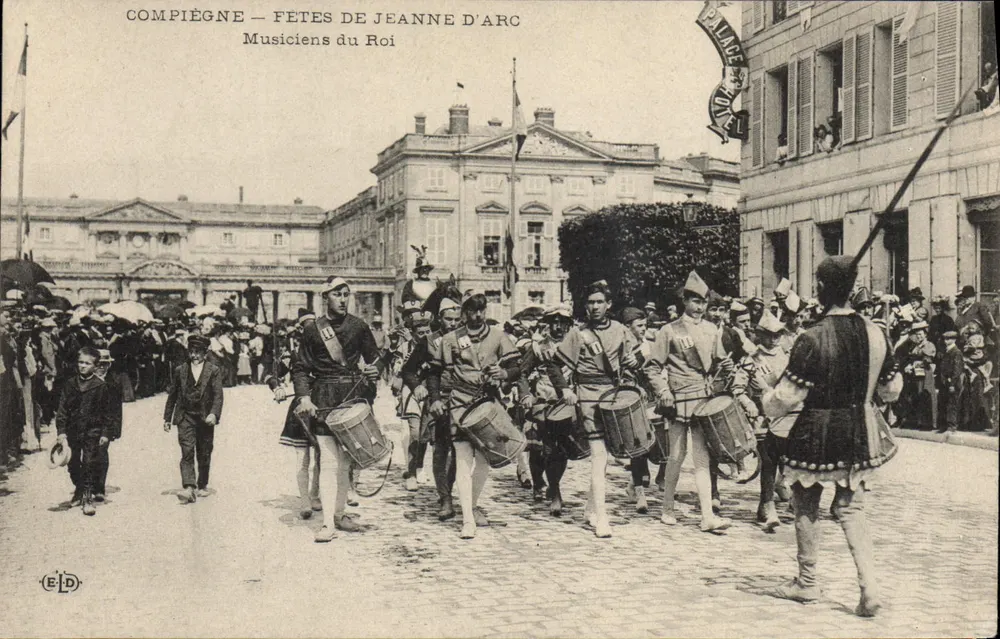 Compiègne — Feste von Jeanne d'Arc — Musiker des Königs - Vorderseite